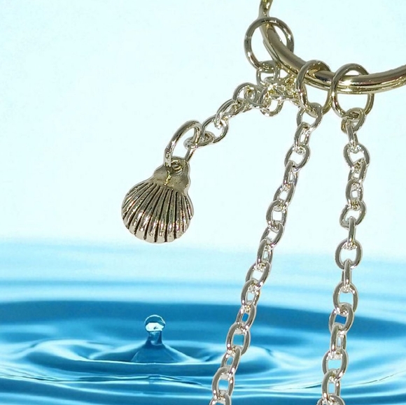 Silver Bag Charm Purse Accessory Oceancore Seaside Sardine Summer Mixed Metals - Picture 5 of 16